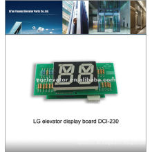 Tablero de exhibición del elevador, pcb del elevador de LG, piezas del elevador de LG DCI-230